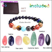 8pcs Natural crystal original stone seven Chakra Healing - plusminusco.com