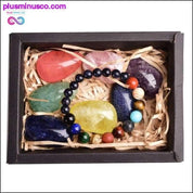 8pcs Natural crystal original stone seven Chakra Healing - plusminusco.com
