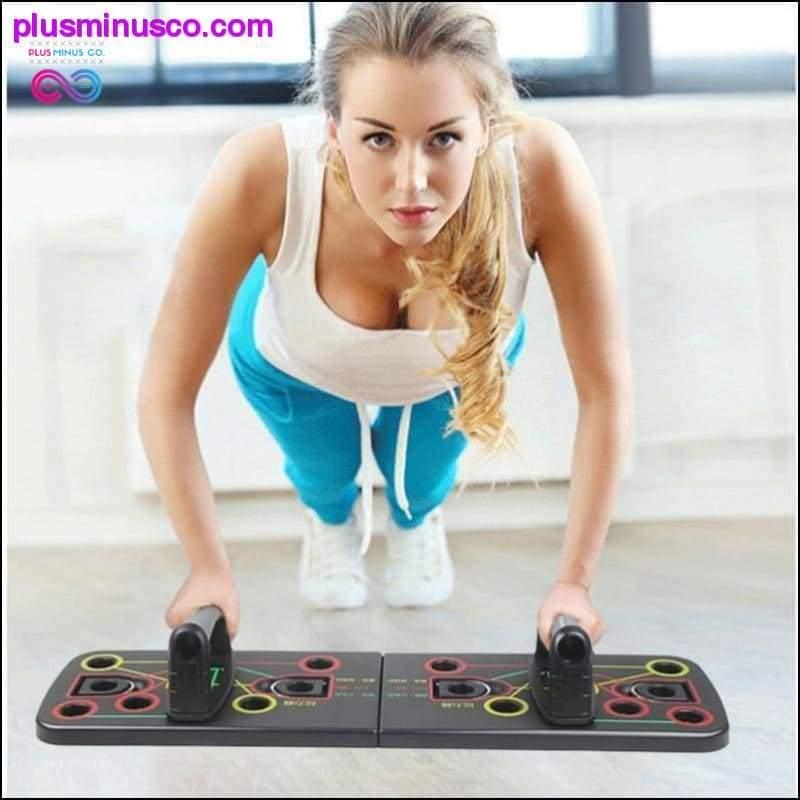Tabla Push Up 9 en 1 con Musculación Multifunción - plusminusco.com