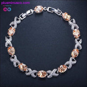 925 Solid Sterling Silver Created Moissanite Morganite Ruby - plusminusco.com