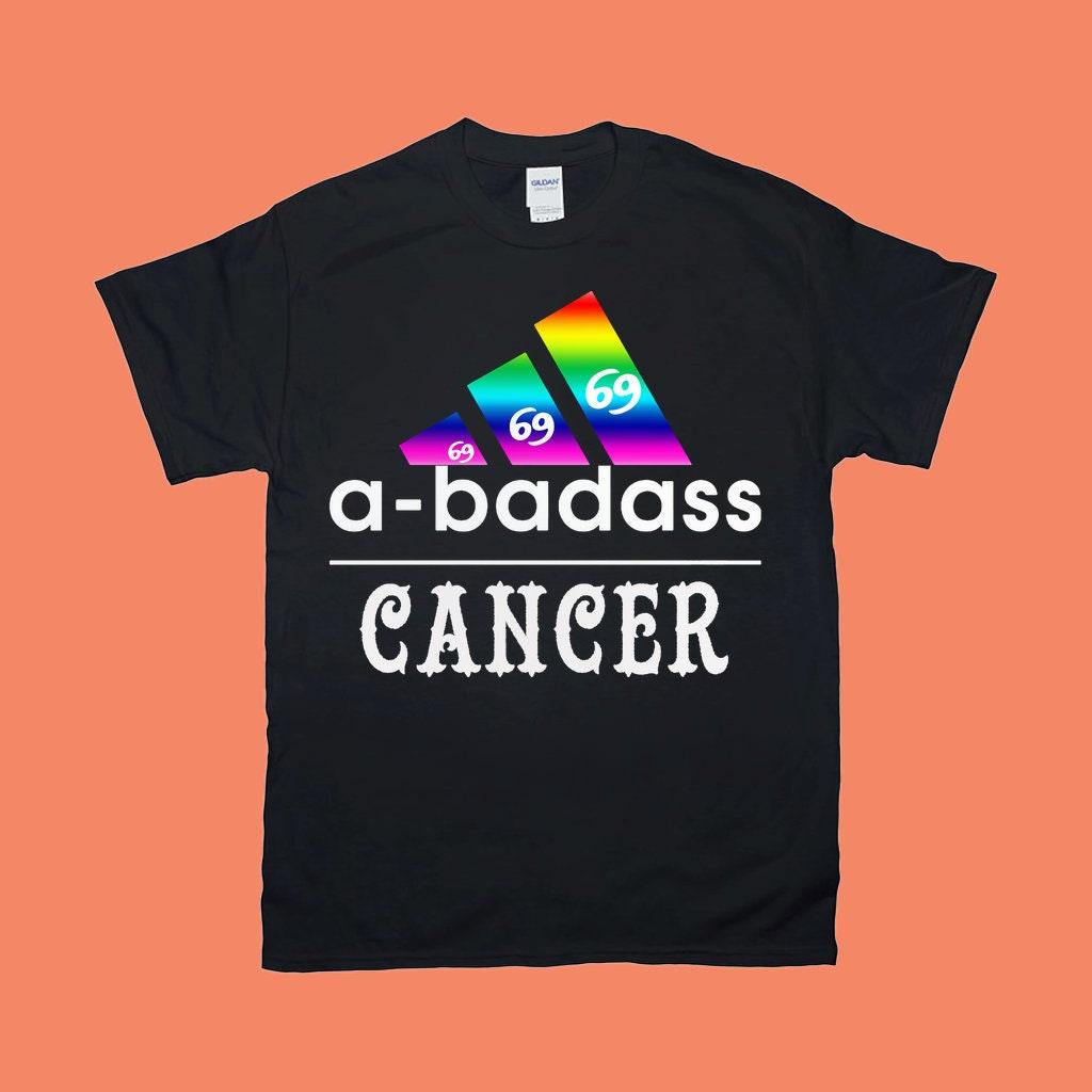 A-Badass Cancer Shirt, Cancer Zodiac tshirt, Funny Cancer Shirt, Retro Cancer Horoscope T-shirt, July Birthday Shirt, Cancer Zodiac Gifts - plusminusco.com