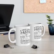 A Truly Great Pastor Is Hard To Find Coffee Mugs, Great Pastor Gift, Pastor Appreciation ,Pastor Gift Religious, pastor anniversary Holiday - plusminusco.com