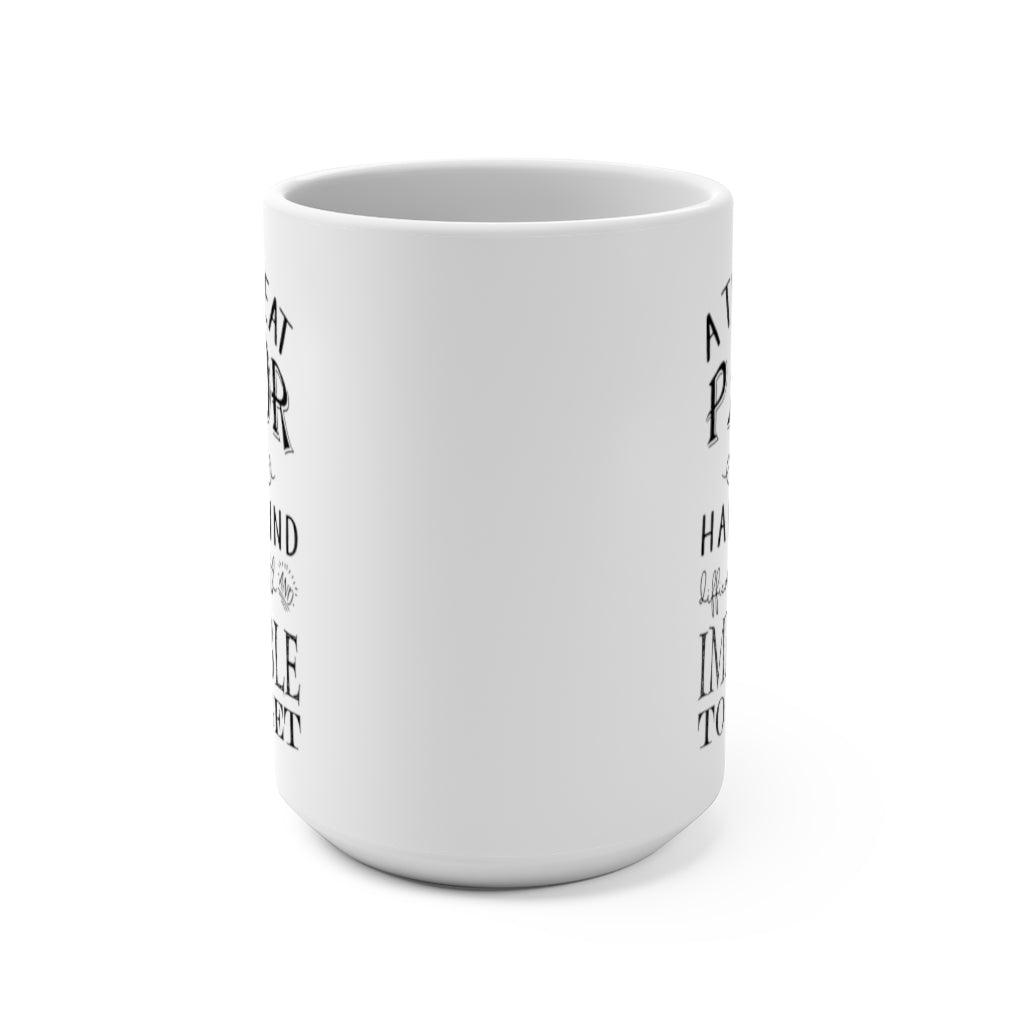 A Truly Great Pastor Is Hard To Find Coffee Mugs, Great Pastor Gift, Pastor Appreciation ,Pastor Gift Religious, pastor anniversary Holiday - plusminusco.com