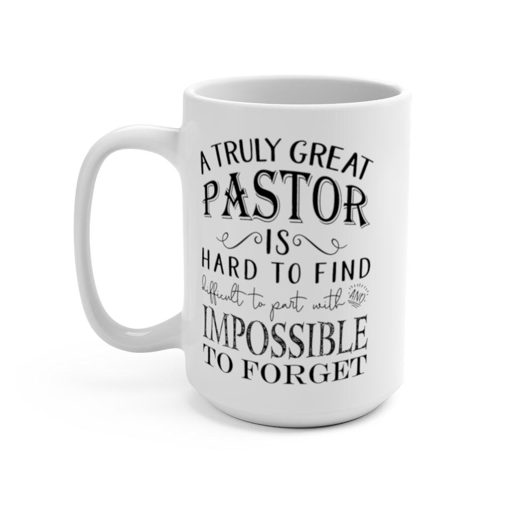 Skutočne skvelý pastor je ťažké nájsť hrnčeky na kávu, skvelý darček pre pastora, ocenenie pastora, darček pre pastora Náboženstvo, výročie pastora Holiday - plusminusco.com