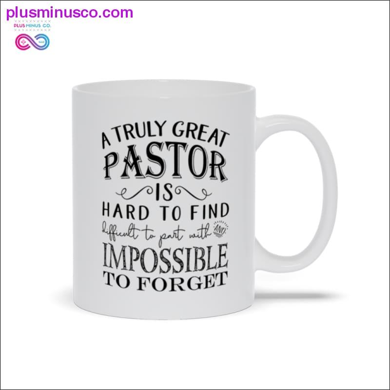 Трудно найти по-настоящему великого пастора. Кофейные кружки, благодарность пастору, религиозный подарок пастору, праздник на годовщину пастора - plusminusco.com