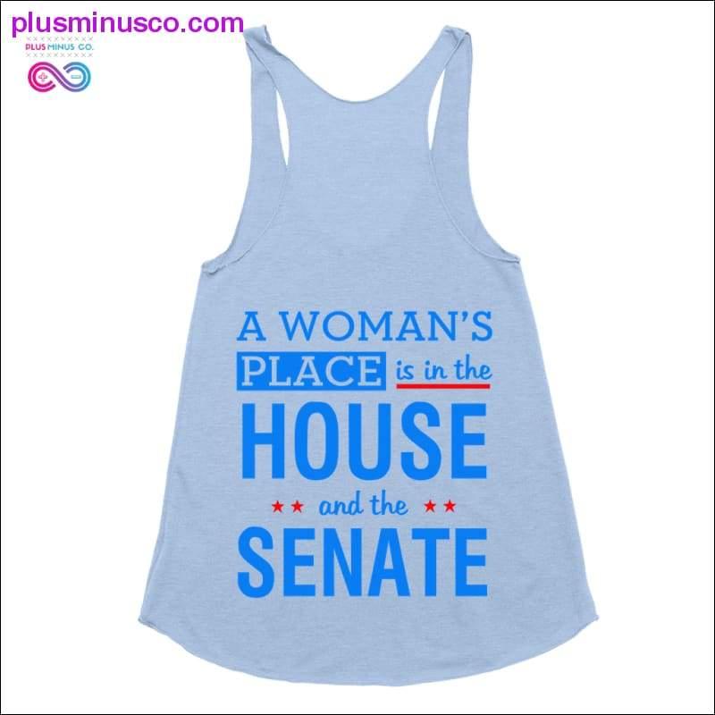 女性の居場所は下院と上院にある タンクトップ - plusminusco.com