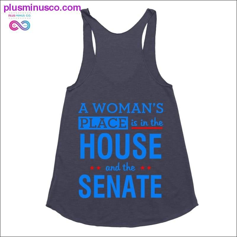 Bir kadının yeri evi ve senatodur Tank Üstleri - plusminusco.com