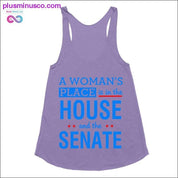 A woman's place is in the house and the senate Tank Tops - plusminusco.com