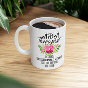 Aba Therapist Because Badass Miracle Worker Isn't Official Job Title Mugs - plusminusco.com