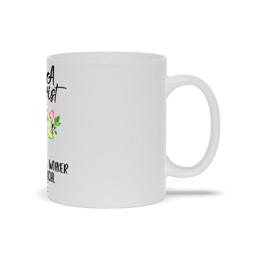 Aba Therapist Mugs Miracle Worker Mug, Therapist Coffee Mug || Behavior Therapist Gift Ideas - plusminusco.com