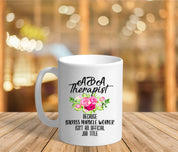 Aba Therapist Mugs Miracle Worker Mug, Therapist Coffee Mug || Behavior Therapist Gift Ideas - plusminusco.com