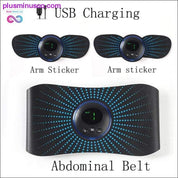 Abdominal Muscle Stimulator Trainer EMS ABS Electro - plusminusco.com