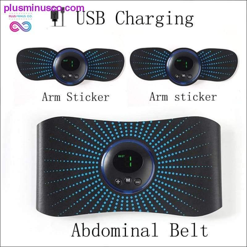 Abdominal Muscle Stimulator Trainer EMS ABS Electro - plusminusco.com