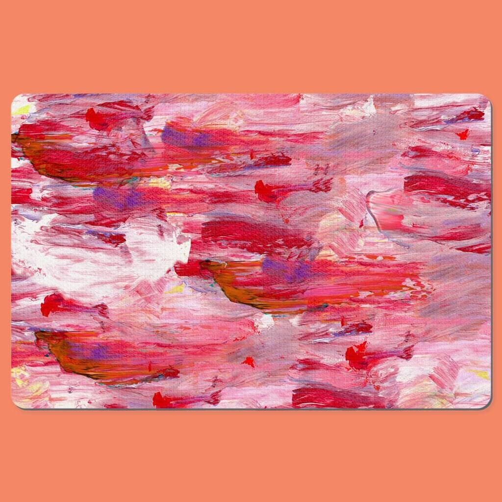 Abstract Art Desk Mats, Desktop Mat, Anti-Slip PU Leather Desk Mouse Mat Pad PC Laptop Office Computer Home Mice Mat Stylish Office Gift - plusminusco.com