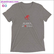 Alaska Girl love Skiing Short sleeve t-shirt at Plusminusco - plusminusco.com
