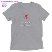 Alaska Girl love Skiing Short sleeve t-shirt at Plusminusco - plusminusco.com