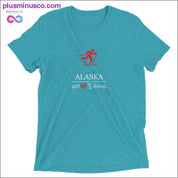 Alaska Girl love Skiing Short sleeve t-shirt at Plusminusco - plusminusco.com