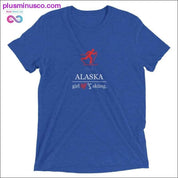 Alaska Girl love Skiing Short sleeve t-shirt at Plusminusco - plusminusco.com