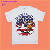 American Baseball Hit Hard Run Fast Turn Left | Flag - plusminusco.com