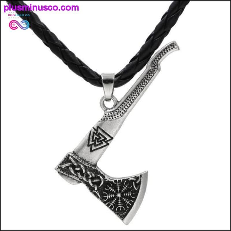 Amulet Viking halskæde og øksevedhæng - Unikke smykker til - plusminusco.com
