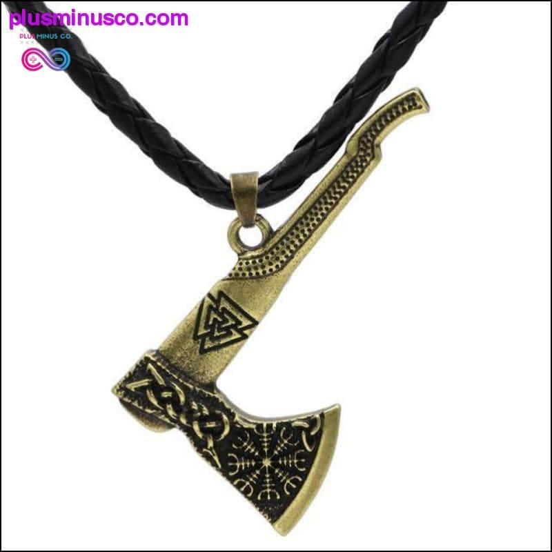 Amulet Viking halskæde og øksevedhæng - Unikke smykker til - plusminusco.com