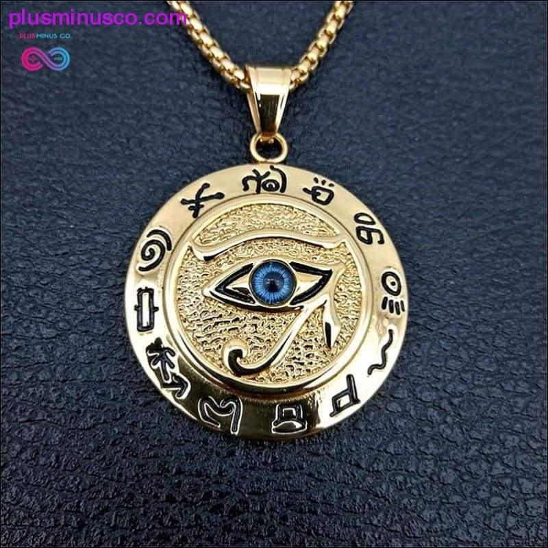 Ancient Egypt The Eye Of Horus Pendant Necklaces For Women - plusminusco.com