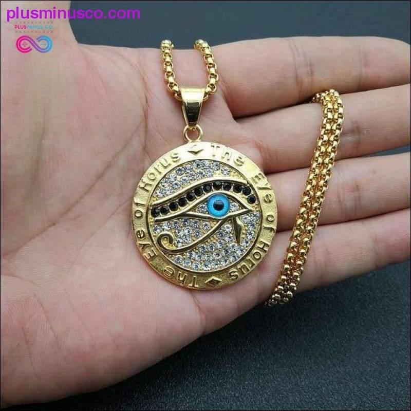 Ancient Egypt The Eye Of Horus Pendant Necklaces For Women - plusminusco.com