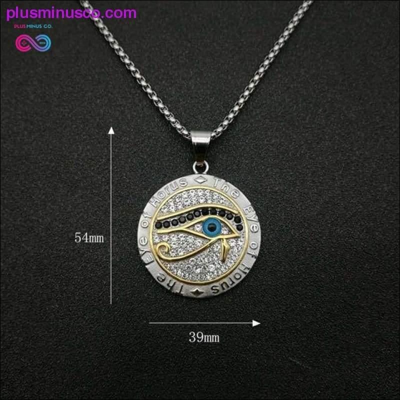 Ancient Egypt The Eye Of Horus Pendant Necklaces For Women - plusminusco.com