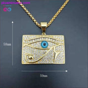 Antik Mısır Horus'un Gözü Kadın Kolye Kolye - plusminusco.com