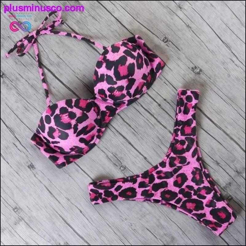 Сексуальні жіночі купальники з леопардовим принтом і леопардовим принтом - plusminusco.com