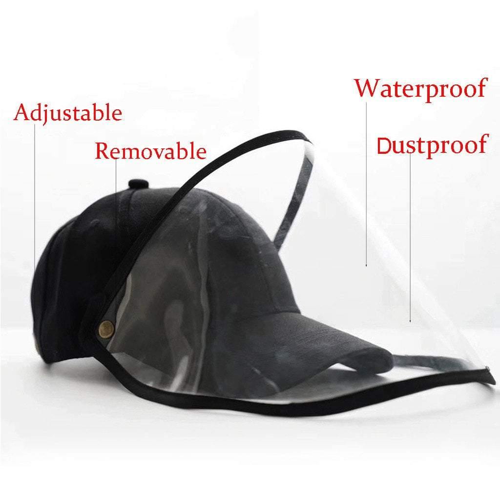 Apsauginė skrybėlė, apsauganti nuo spjaudimosi, nuo dulkių apsaugotas dangtelis su smailiais dangteliais Kepurės Reguliuojamo dydžio lauko apsauginės veido apsaugos kepurės Protect - plusminusco.com