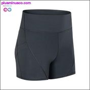 Anti-sweat Plain Sport Athletic Shorts Women High Waisted - plusminusco.com