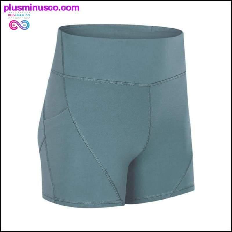 Anti-sweat Plain Sport Athletic Shorts Women High Waisted - plusminusco.com