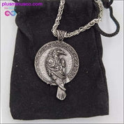 Antiquing Double sided Rune Norse Talisman Viking Raven - plusminusco.com