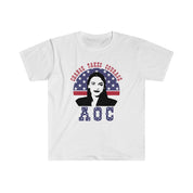 AOC Alexandria Ocasio Cortez Feminist Political Quote T-Shirt, Change Takes Courage, Progressive, Girl Power, Democrática Party Representativ - plusminusco.com