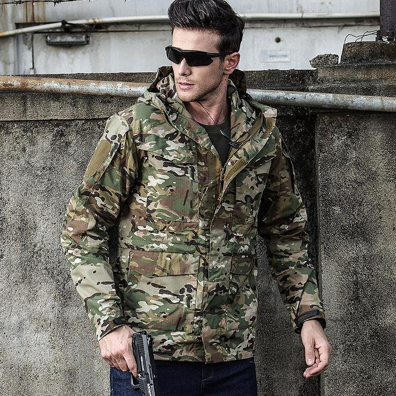Archon Bourne 남성용 밀리터리 전술 재킷 남성 가을 겨울 야외 방수 윈드브레이커 - plusminusco.com