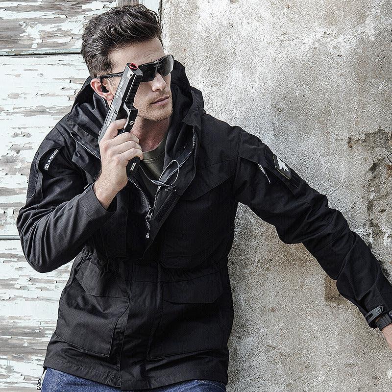 Archon Bourne Men's Military Tactical Jacket Men Fall Winter Outdoor Waterproof Windbreaker - plusminusco.com