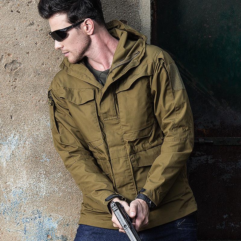 Archon Bourne Men's Military Tactical Jacket Men Fall Winter Outdoor Waterproof Windbreaker - plusminusco.com