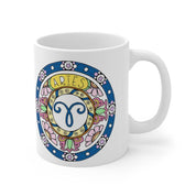 Aries Zodiac Mug, Aries Mug, March 20 to April 19 born Zodiac Gift, Zodiac Sign, Horoscope Gift, Astrology Gift, Mug || Aries birthday - plusminusco.com
