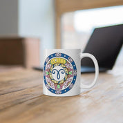Aries Zodiac Mug, Aries Mug, March 20 to April 19 born Zodiac Gift, Zodiac Sign, Horoscope Gift, Astrology Gift, Mug || Aries birthday - plusminusco.com