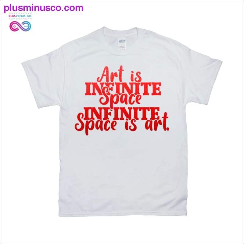 Art is Infinite Space Infinite space is art Black T-Shirts - plusminusco.com