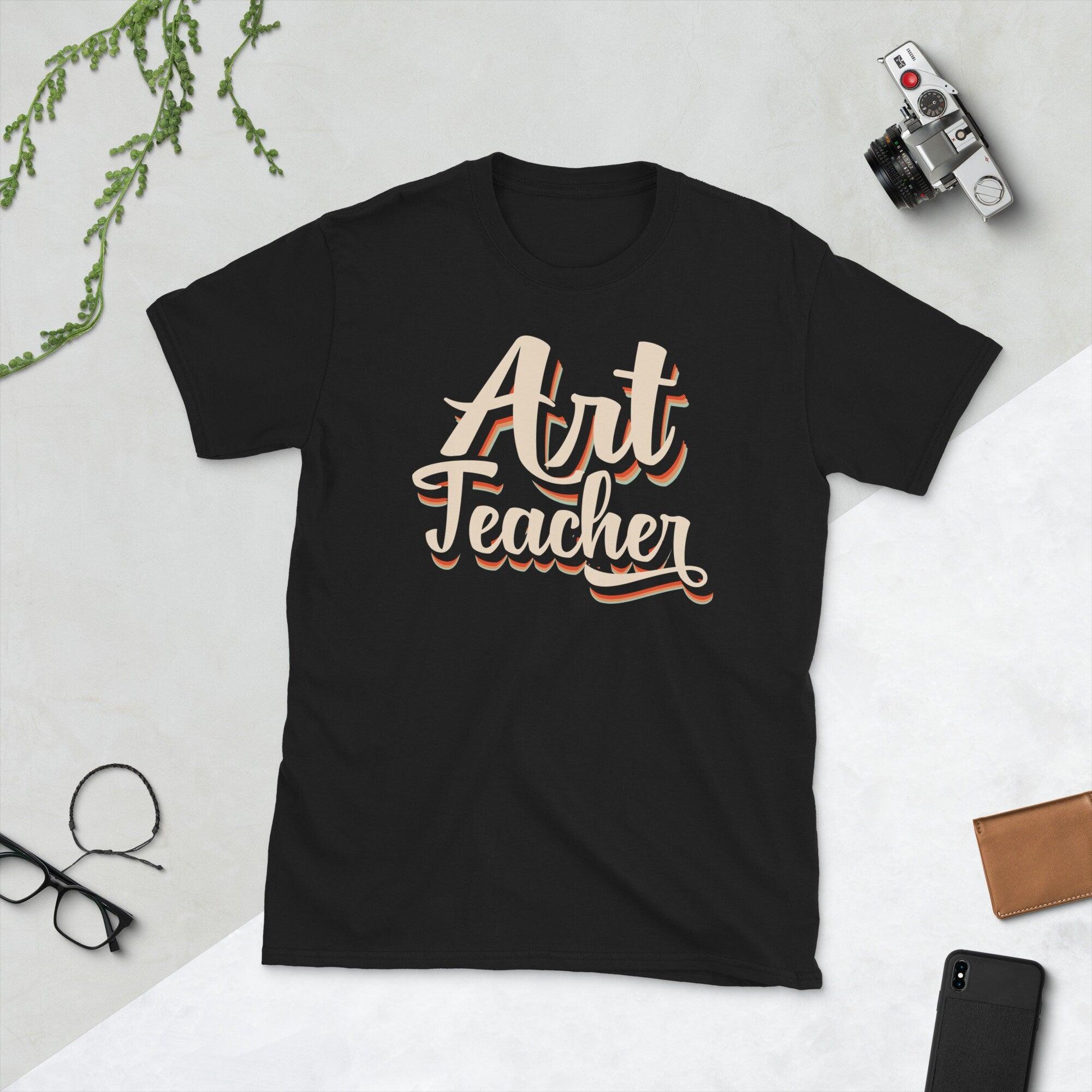 Art Teacher Shirts Women Funny Teacher Life Tshirt Casual Teachers Appreciation Gift Tee Tops - plusminusco.com