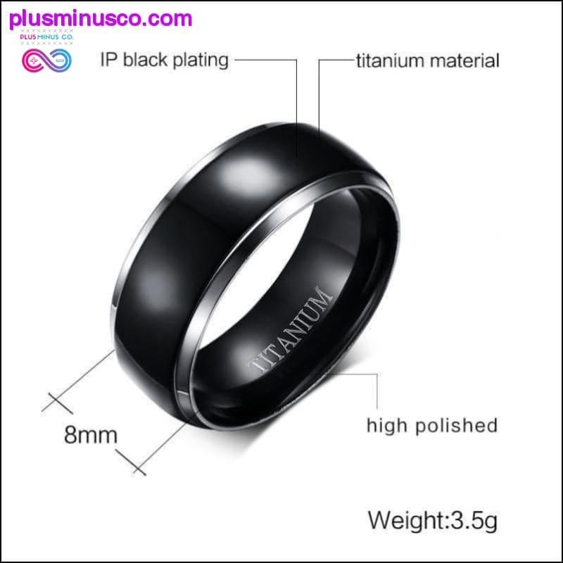 Мужское черное кольцо AUM OM, титановое повседневное, простое мужское - plusminusco.com