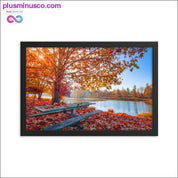秋の紅葉と自然の風景フレームプリント、ホーム - plusminusco.com