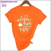 Φθινοπωρινά Φύλλα Χρωματιστά T-Shirt || PlusMinusco.com - plusminusco.com