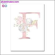 Baby Posters Personalized Girl's Name Custom Poster Nursery - plusminusco.com