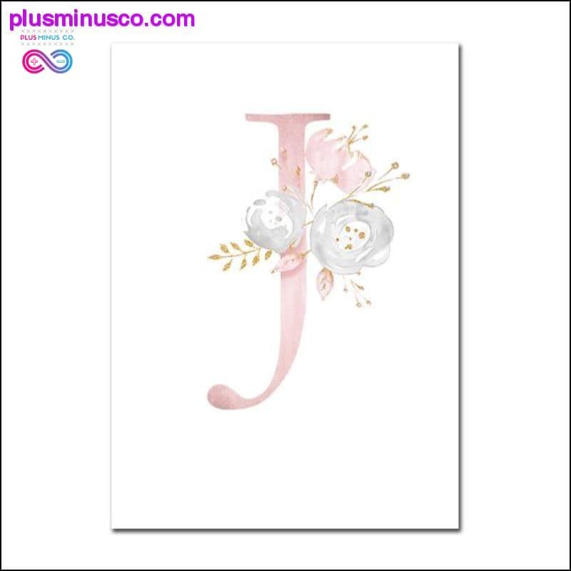Baby Posters Personalized Girl's Name Custom Poster Nursery - plusminusco.com