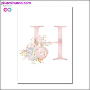 Baby Posters Personalized Girl's Name Custom Poster Nursery - plusminusco.com