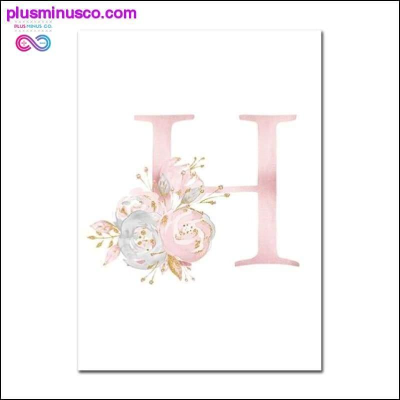 Baby Posters Personalized Girl's Name Custom Poster Nursery - plusminusco.com