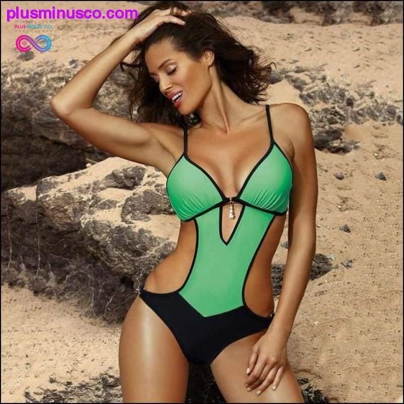 Backless One Piece Sexy Thong Swimsuit - plusminusco.com